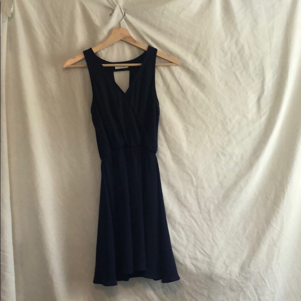 Navy Lush Crossback Dress